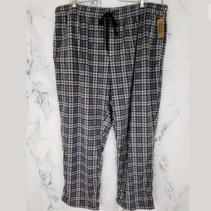 NWT Foundry Men’s plaid fleece pants size 4XL